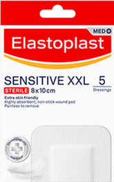 Elastoplast Sensitive XXL 8X10cm 5 Pack